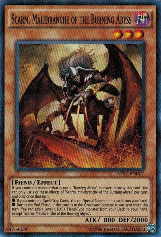 Scarm, Malebranche of the Burning Abyss [AP07-EN007] Super Rare | Total Play