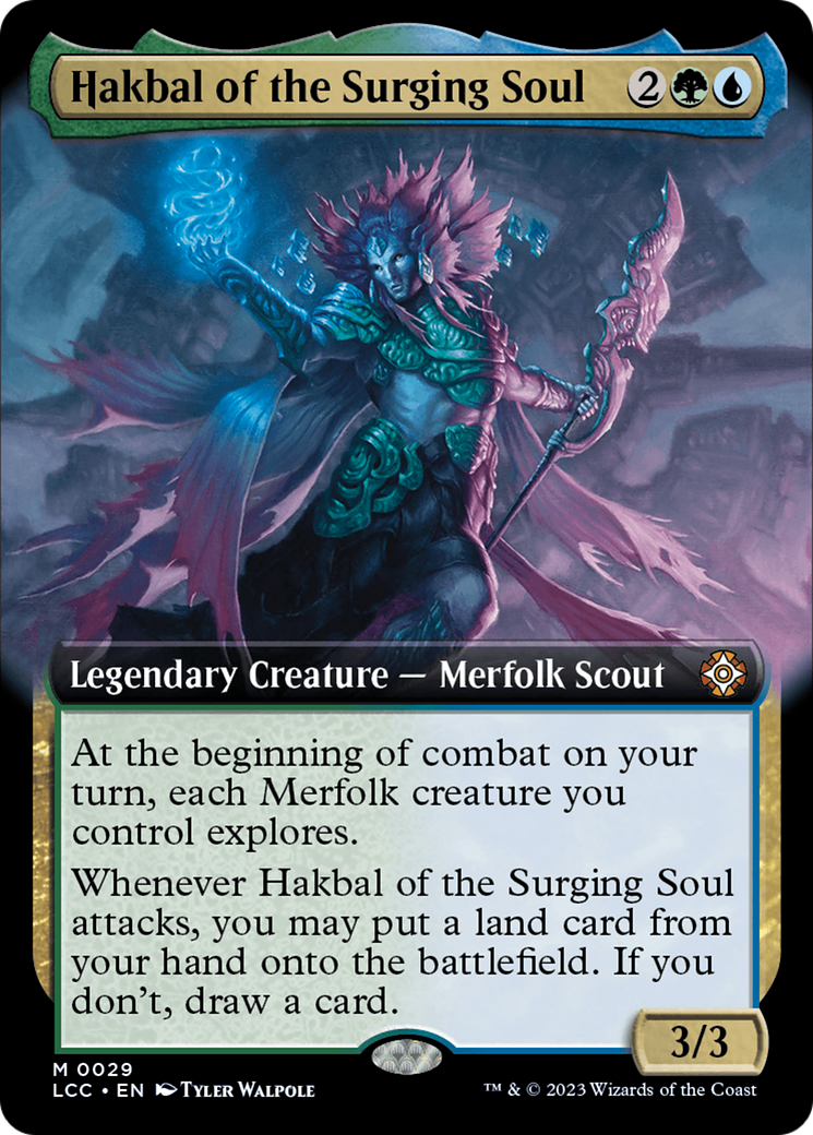 Hakbal of the Surging Soul (Extended Art) [The Lost Caverns of Ixalan Commander] | Total Play