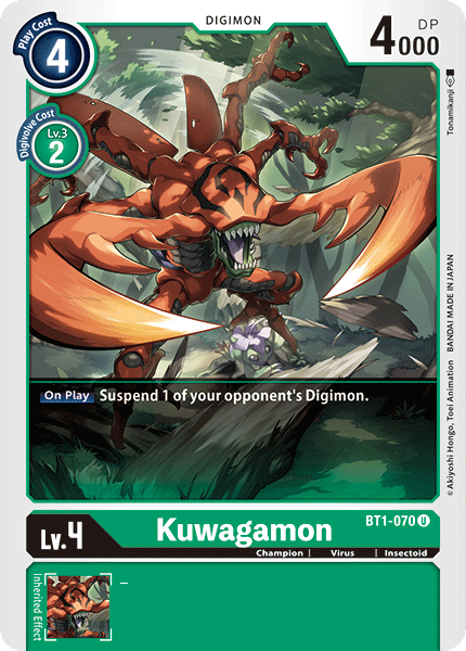 Kuwagamon [BT1-070] [Release Special Booster Ver.1.0] | Total Play