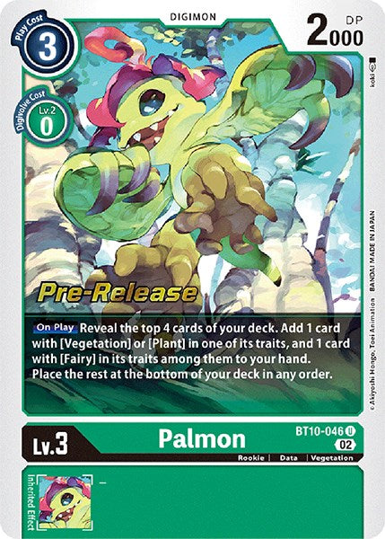 Palmon [BT10-046] [Xros Encounter Pre-Release Cards] | Total Play