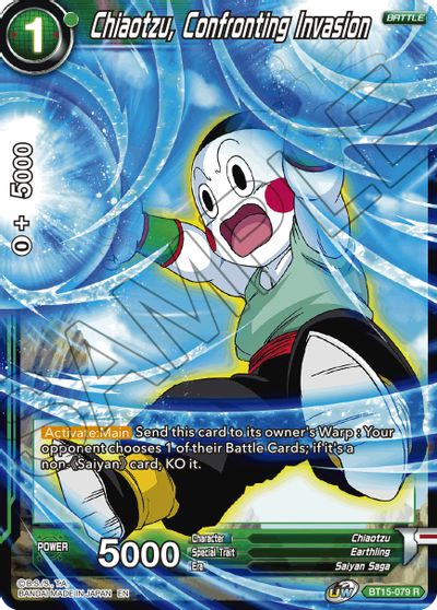 Chiaotzu, Confronting Invasion (BT15-079) [Saiyan Showdown] | Total Play