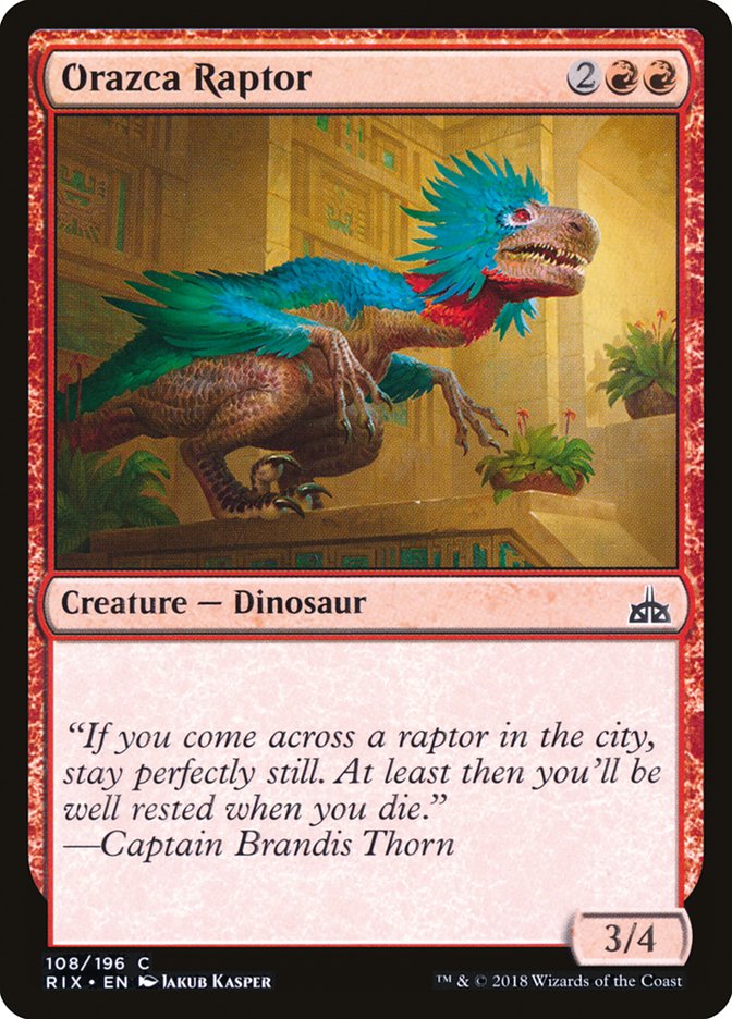 Orazca Raptor [Rivals of Ixalan] | Total Play