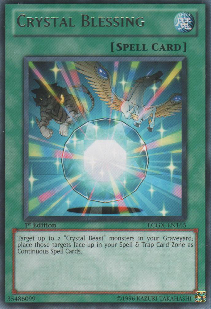 Crystal Blessing [LCGX-EN165] Rare | Total Play