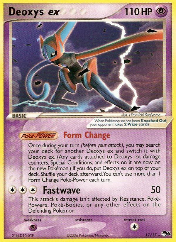 Deoxys ex (17/17) [POP Series 4] | Total Play