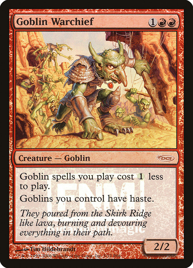 Goblin Warchief [Friday Night Magic 2006] | Total Play