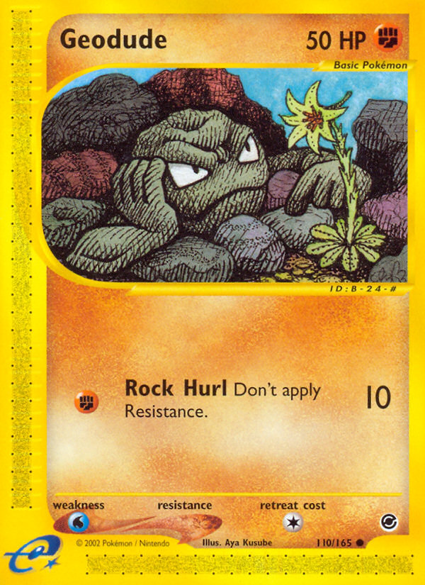 Geodude (110/165) [Expedition: Base Set] | Total Play