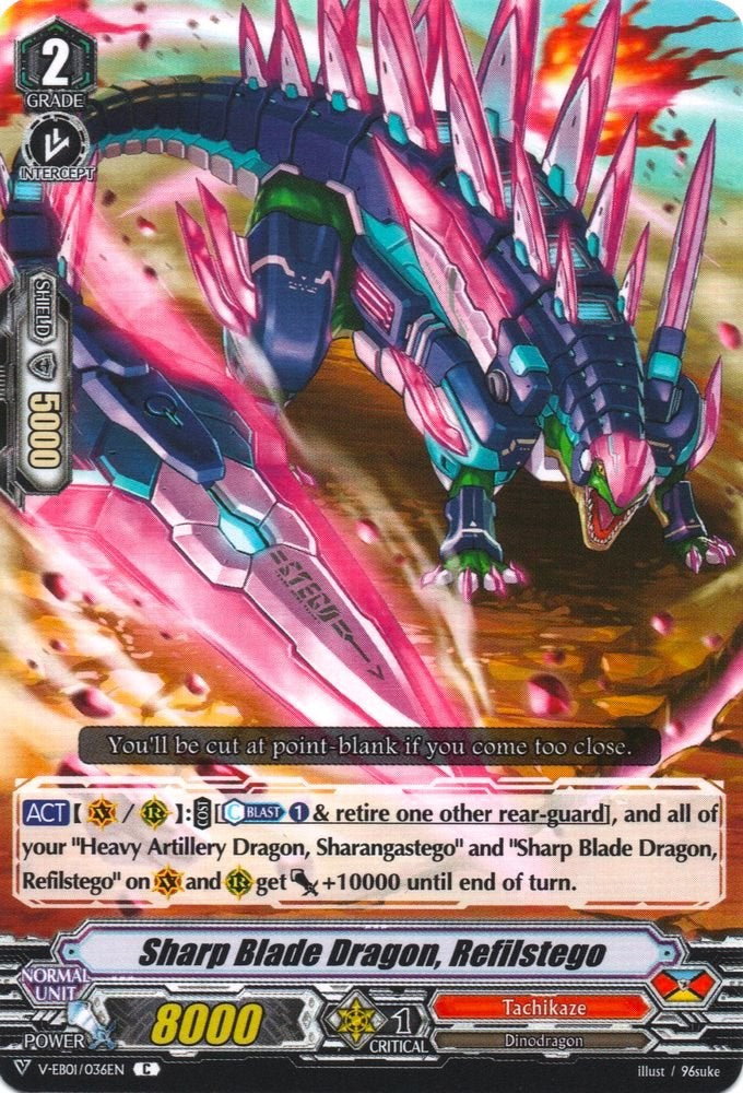 Sharp Blade Dragon, Refilstego (V-EB01/036EN) [The Destructive Roar] | Total Play