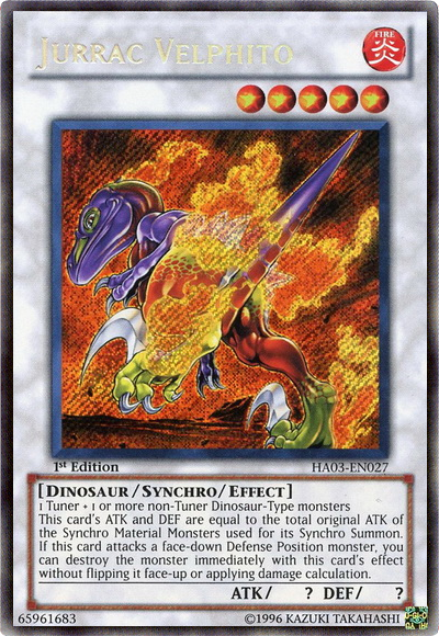 Jurrac Velphito [HA03-EN027] Secret Rare | Total Play