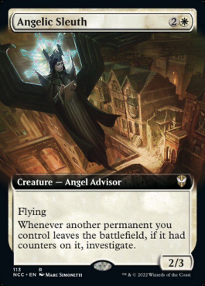 Angelic Sleuth (Extended Art) [Streets of New Capenna Commander] | Total Play