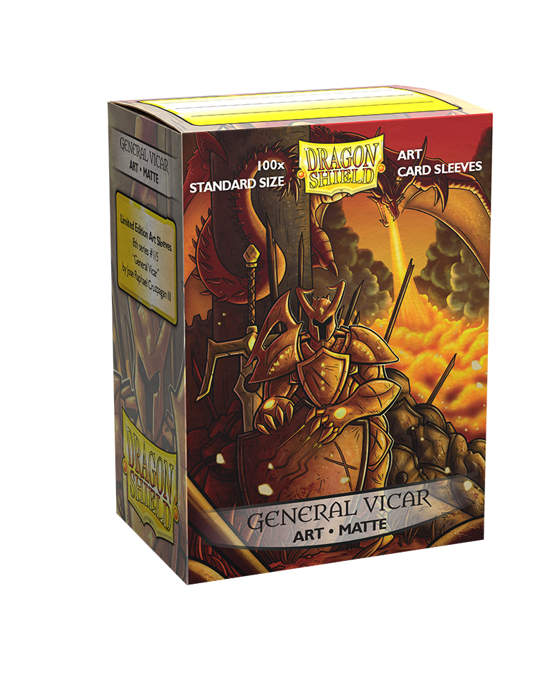 Dragon Shield: Standard 100ct Art Sleeves - General Vicar | Total Play