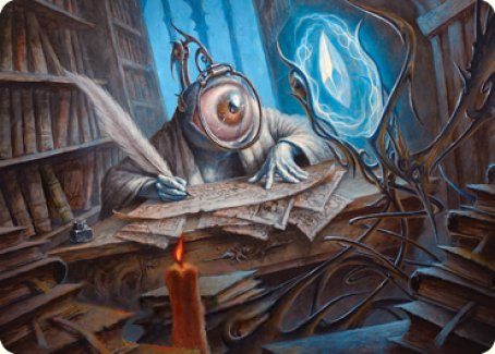 Unblinking Observer Art Card [Innistrad: Midnight Hunt Art Series] | Total Play