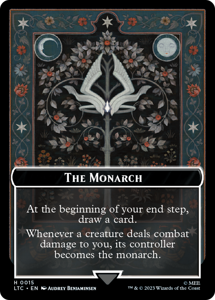 The Monarch // Treasure Double-Sided Token [The Lord of the Rings: Tales of Middle-Earth Commander Tokens] | Total Play