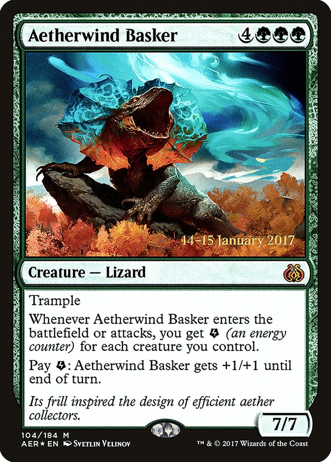 Aetherwind Basker [Aether Revolt Prerelease Promos] | Total Play