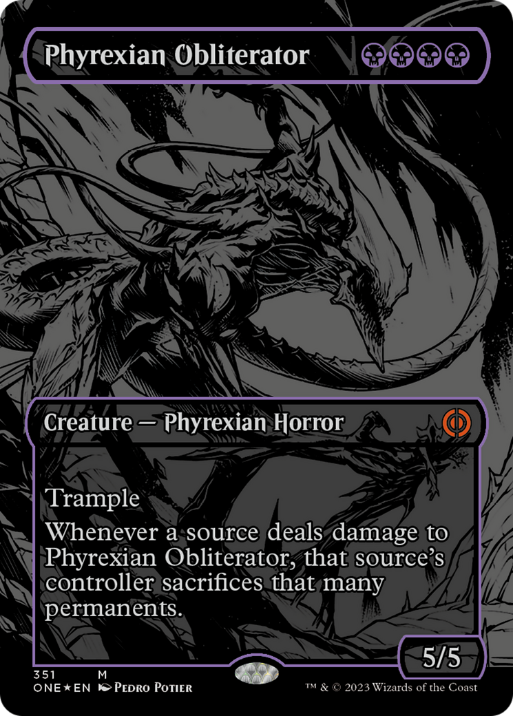 Phyrexian Obliterator (Oil Slick Raised Foil) [Phyrexia: All Will Be One] | Total Play