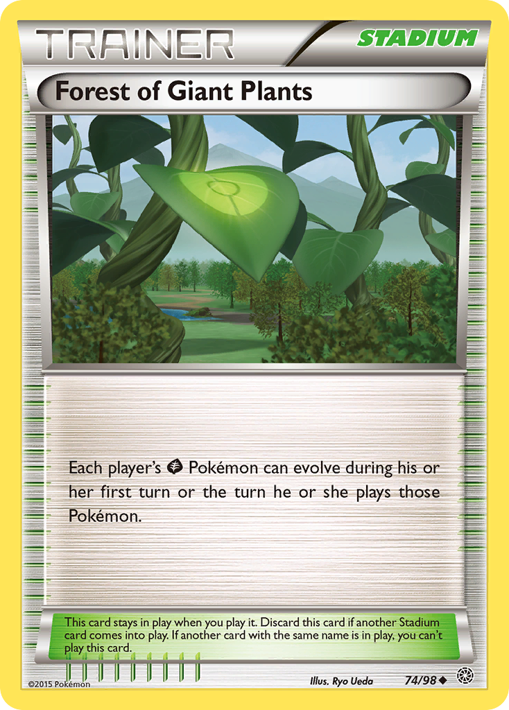 Forest of Giant Plants (74/98) [XY: Ancient Origins] | Total Play