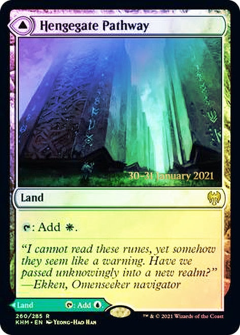 Hengegate Pathway // Mistgate Pathway [Kaldheim Prerelease Promos] | Total Play