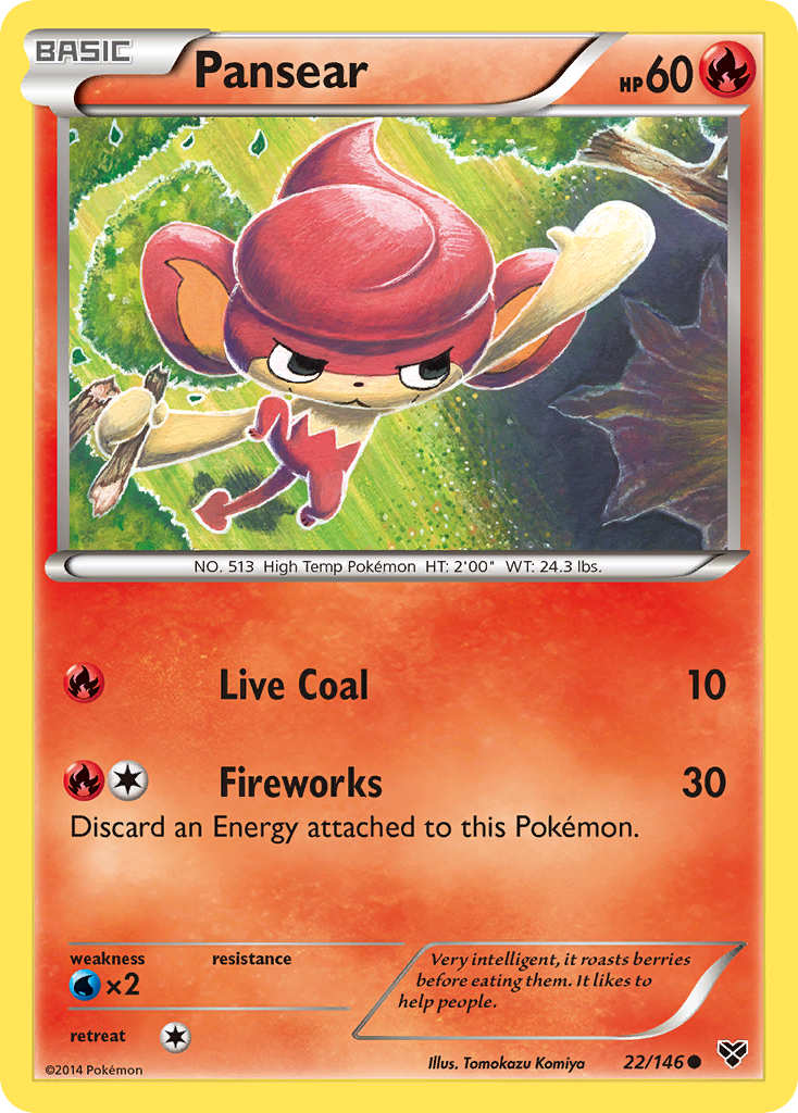 Pansear (22/146) [XY: Base Set] | Total Play