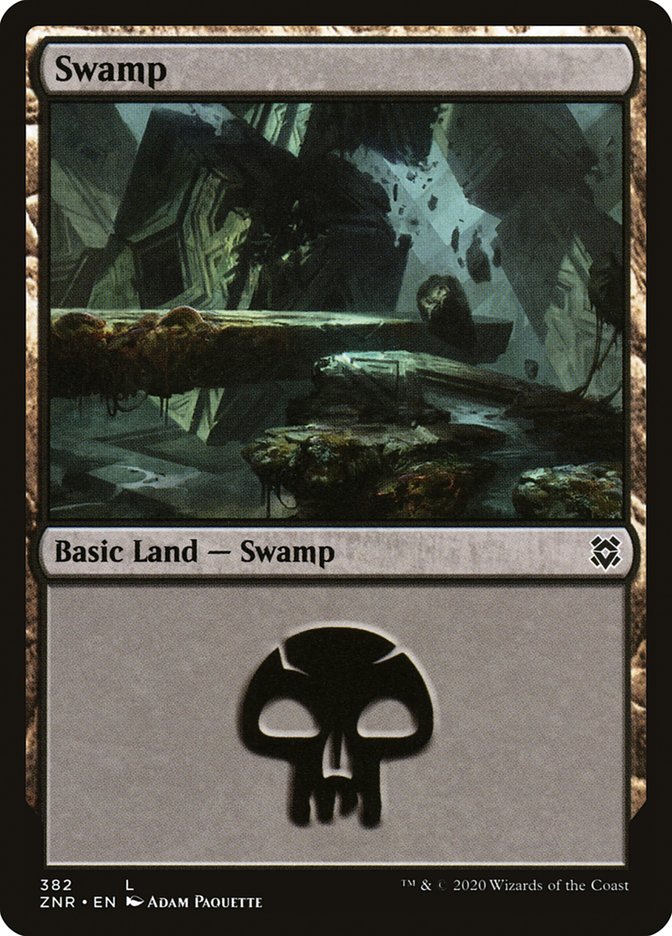 Swamp (382) [Zendikar Rising] | Total Play