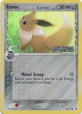 Eevee (68/113) (Delta Species) (Stamped) [EX: Delta Species] | Total Play