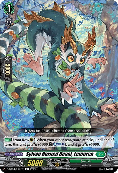 Sylvan Horned Beast, Lemurea (D-BT04/117EN) [Awakening of Chakrabarthi] | Total Play