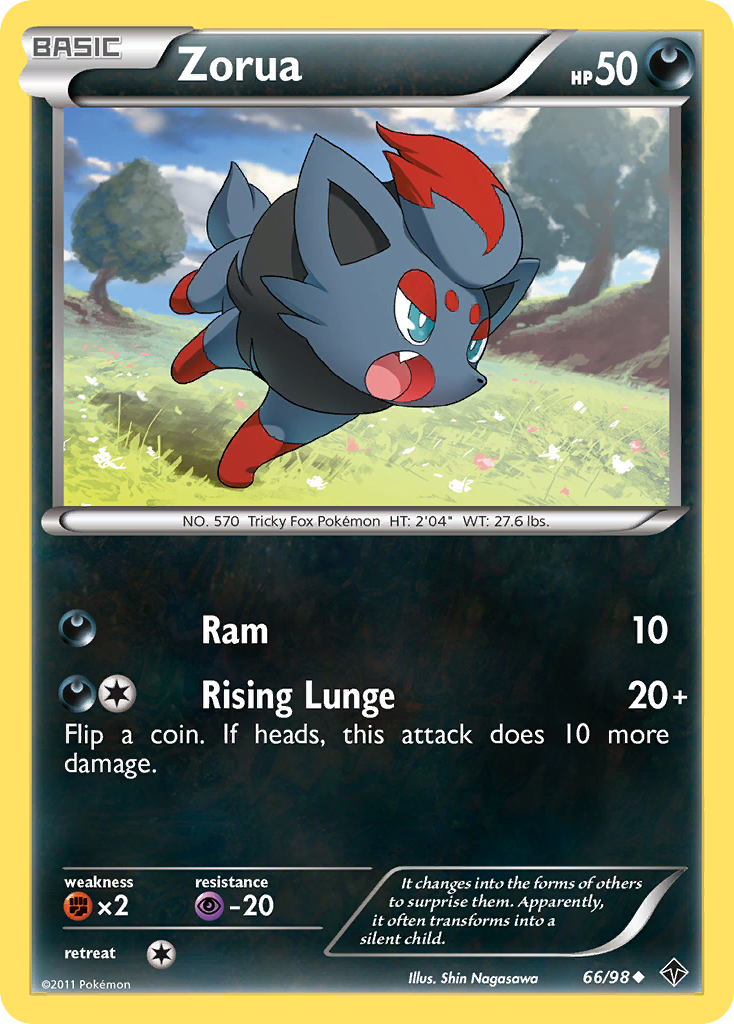 Zorua (66/98) [Black & White: Emerging Powers] | Total Play