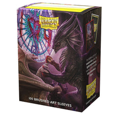 Dragon Shield: Standard 100ct Brushed Art Sleeves - Valentine Dragons (2022) | Total Play