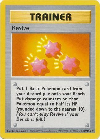 Revive (89/102) [Base Set Shadowless Unlimited] | Total Play