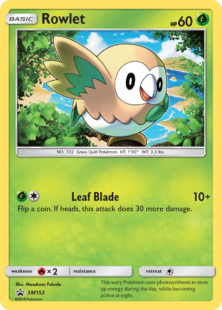 Rowlet (SM153) [Sun & Moon: Black Star Promos] | Total Play