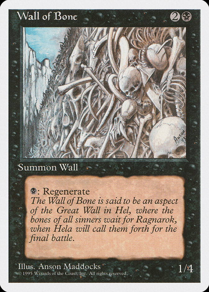 Wall of Bone [Fourth Edition] | Total Play