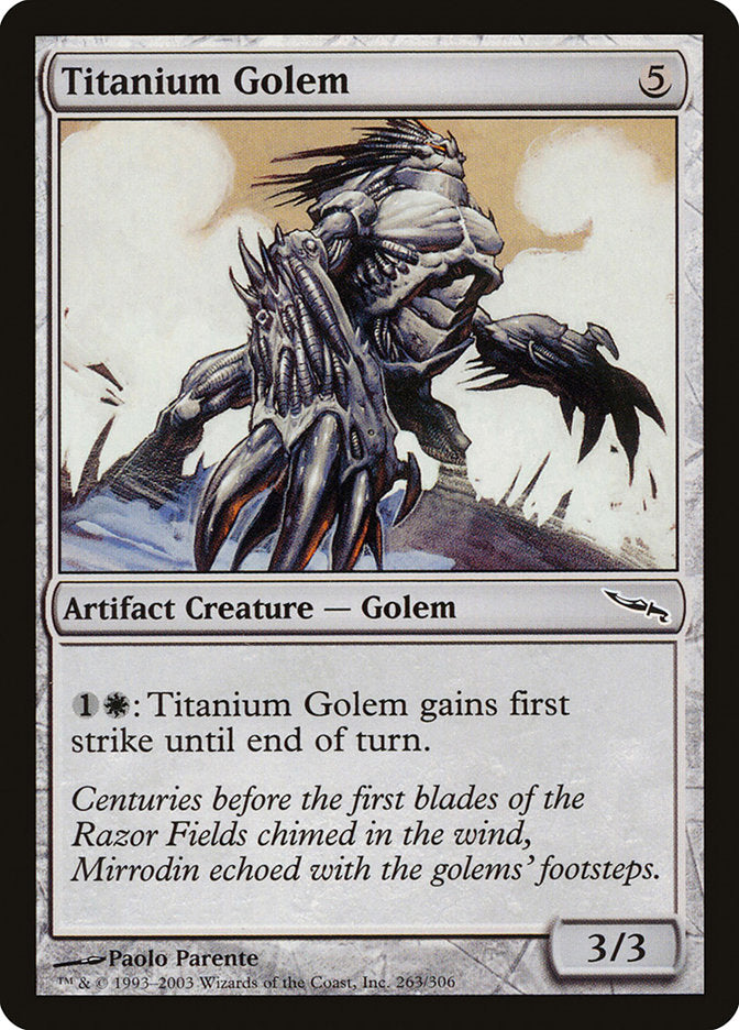 Titanium Golem [Mirrodin] | Total Play