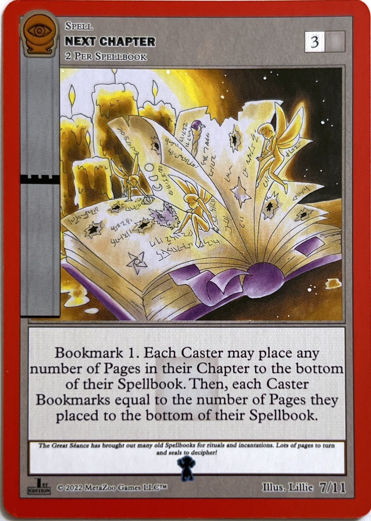 Next Chapter (The Blue Man of Louisville) [Seance: First Edition Release Event Deck] | Total Play