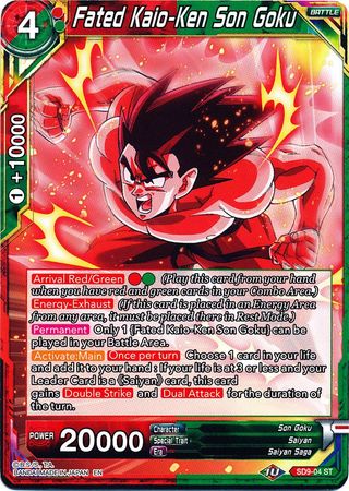 Fated Kaio-Ken Son Goku (SD9-04) [Assault of the Saiyans] | Total Play