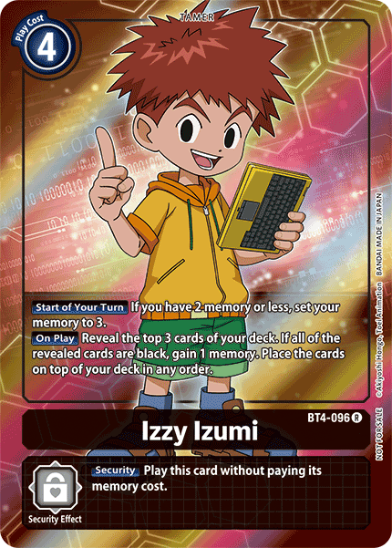 Izzy Izumi [BT4-096] (Buy-A-Box Promo) [Great Legend Promos] | Total Play