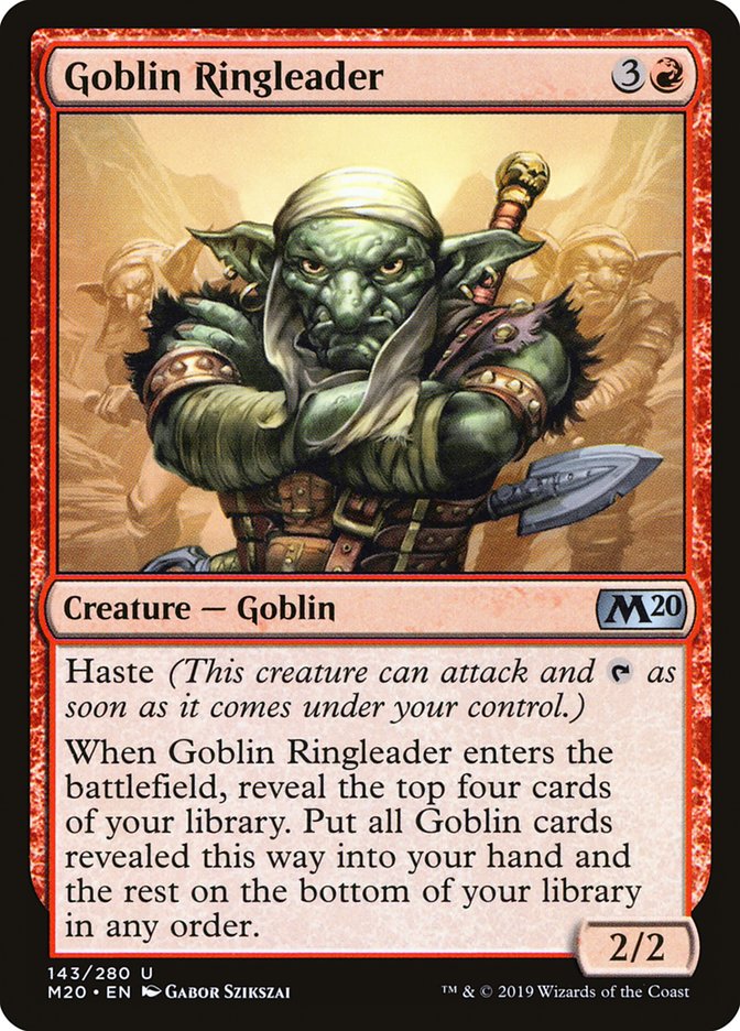 Goblin Ringleader [Core Set 2020] | Total Play