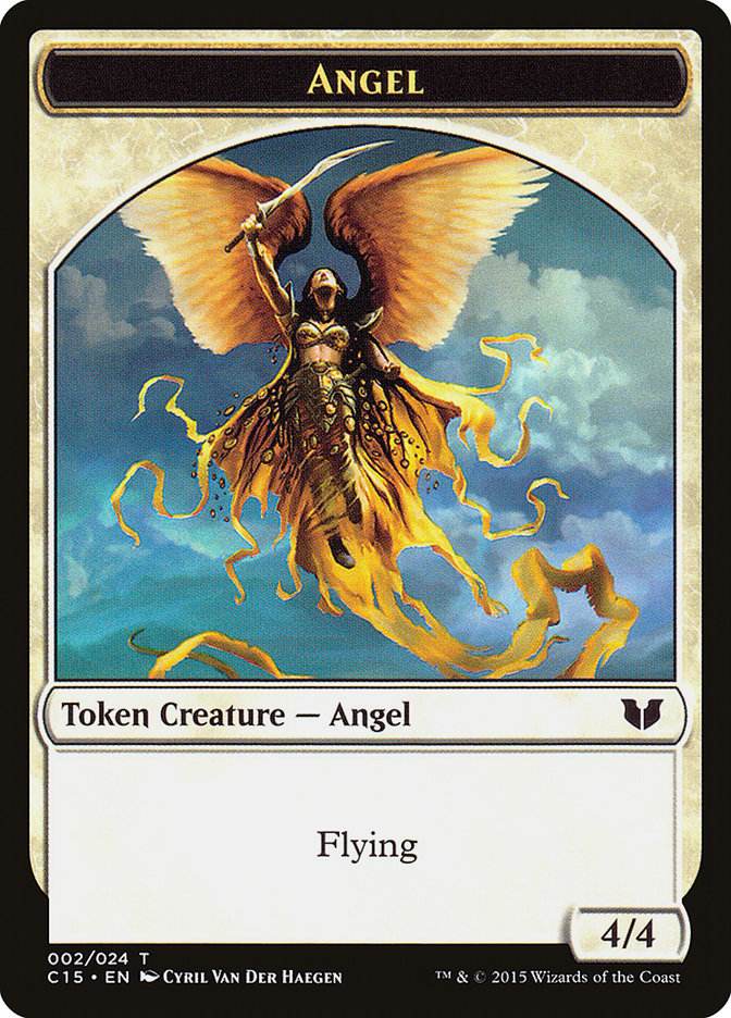 Spirit (022) // Angel Double-Sided Token [Commander 2015 Tokens] | Total Play