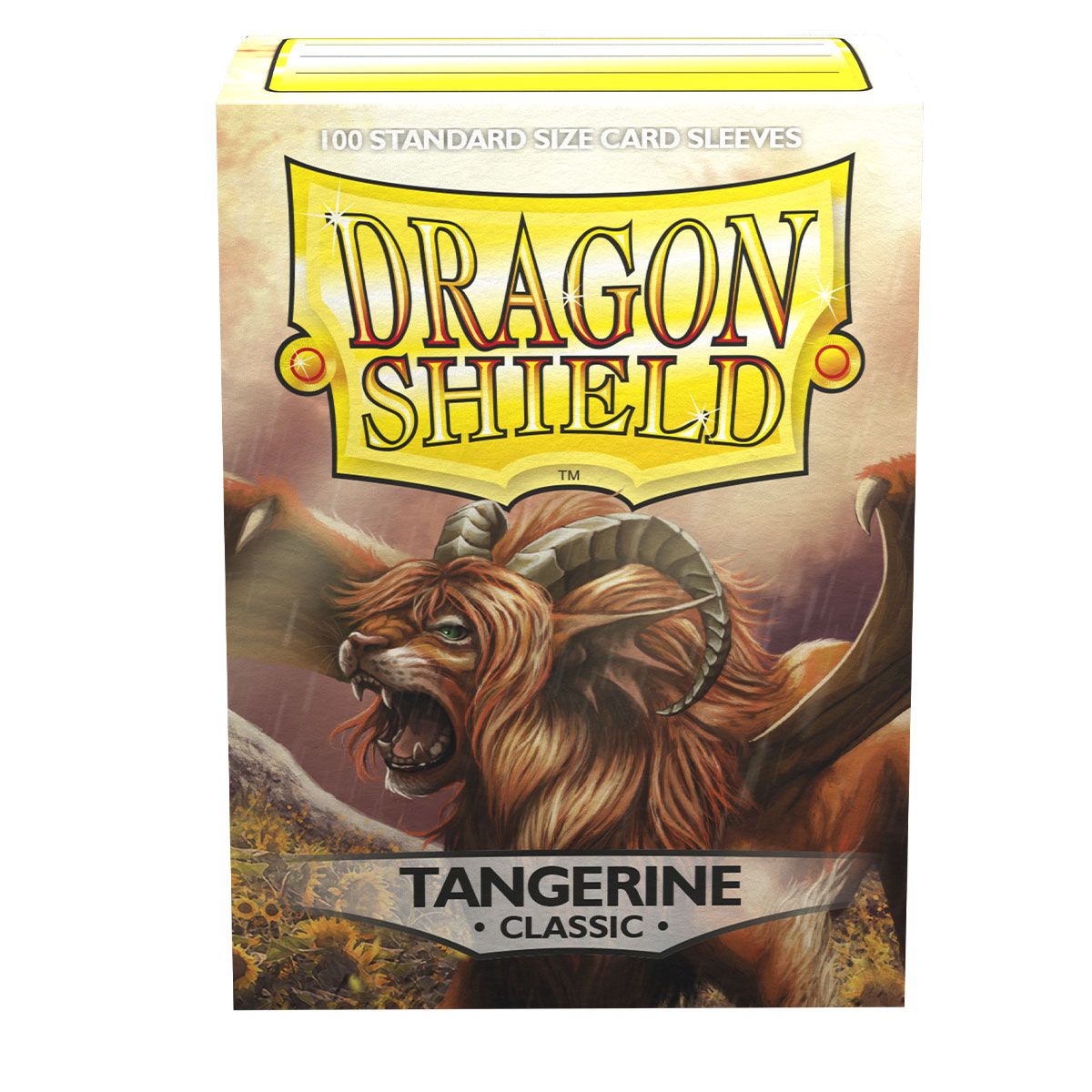 Dragon Shield: Standard 100ct Sleeves - Tangerine (Classic) | Total Play