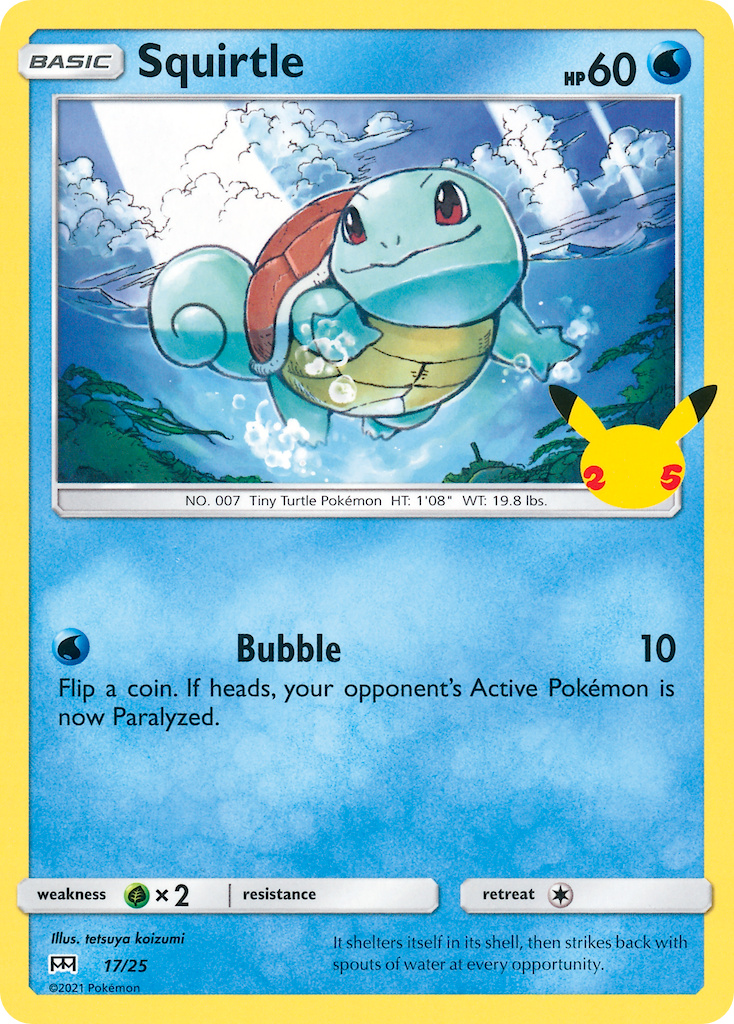 Squirtle (17/25) [McDonald's 25th Anniversary] | Total Play
