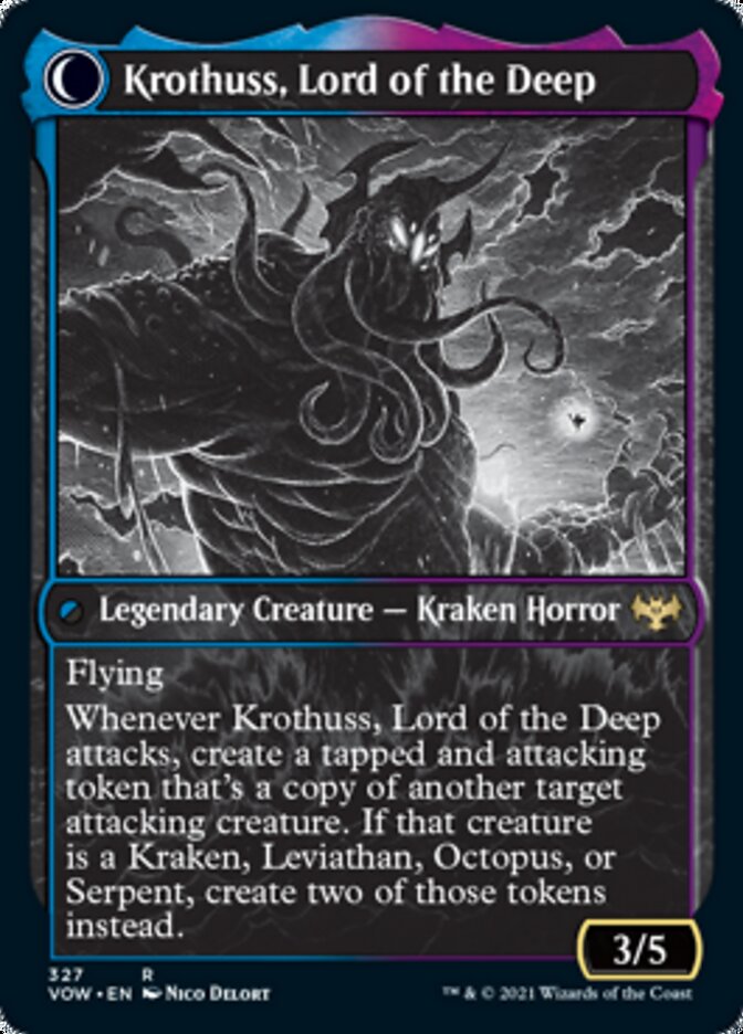 Runo Stromkirk // Krothuss, Lord of the Deep (Showcase Eternal Night) [Innistrad: Crimson Vow] | Total Play