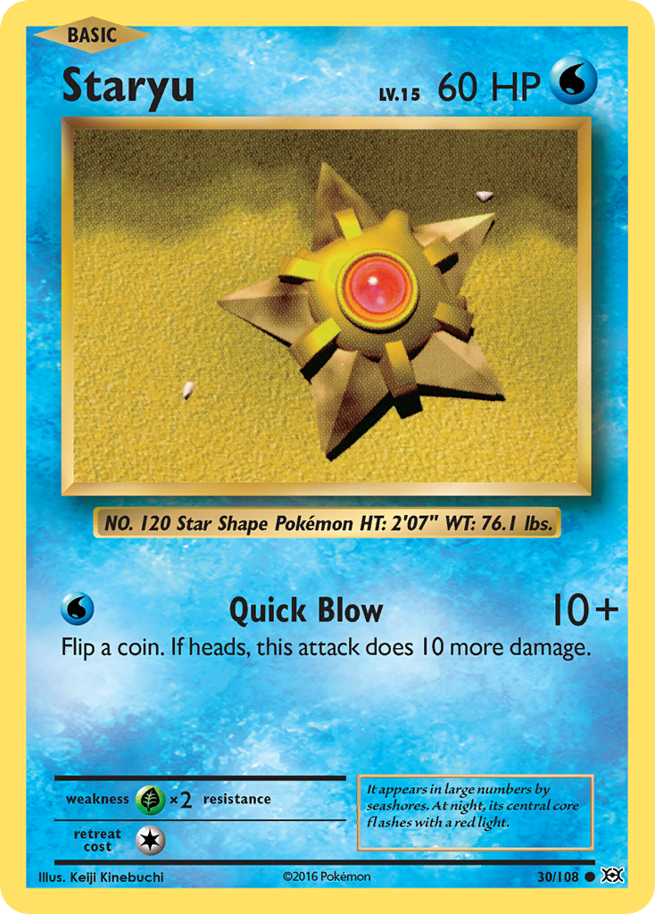 Staryu (30/108) [XY: Evolutions] | Total Play