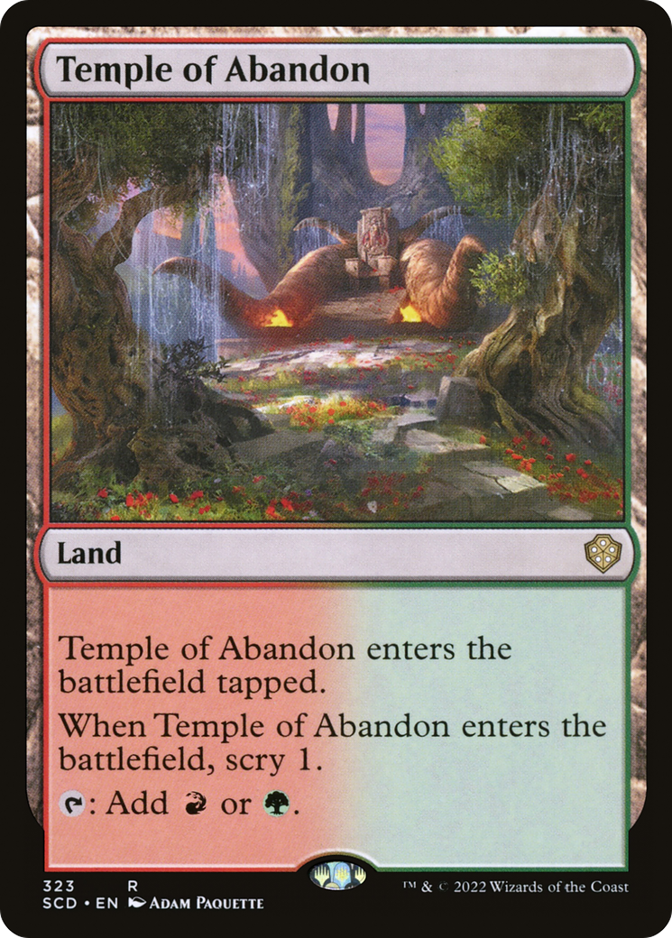 Temple of Abandon [Starter Commander Decks] | Total Play