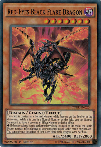 Red-Eyes Black Flare Dragon [CORE-EN020] Super Rare | Total Play