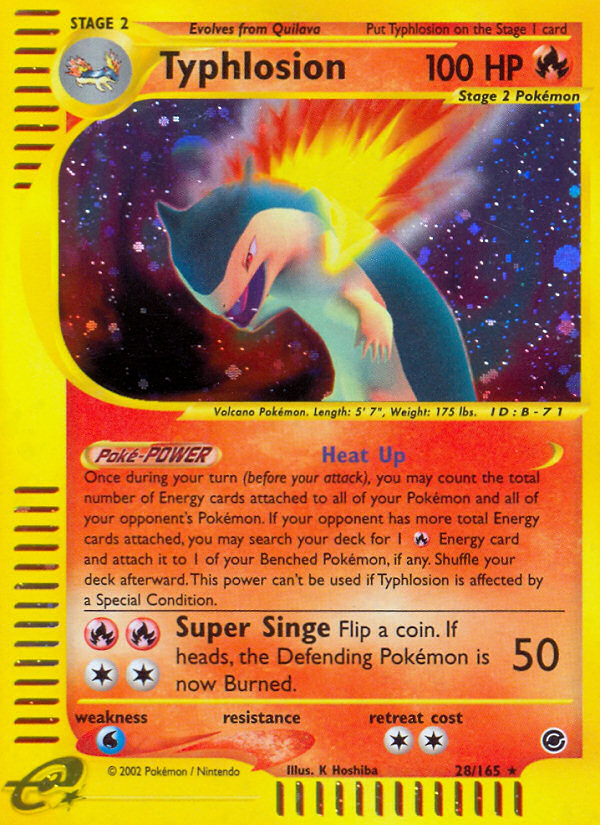 Typhlosion (28/165) [Expedition: Base Set] | Total Play