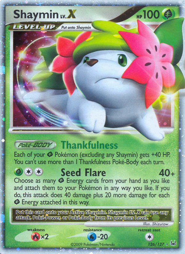 Shaymin LV.X (126/127) [Platinum: Base Set] | Total Play