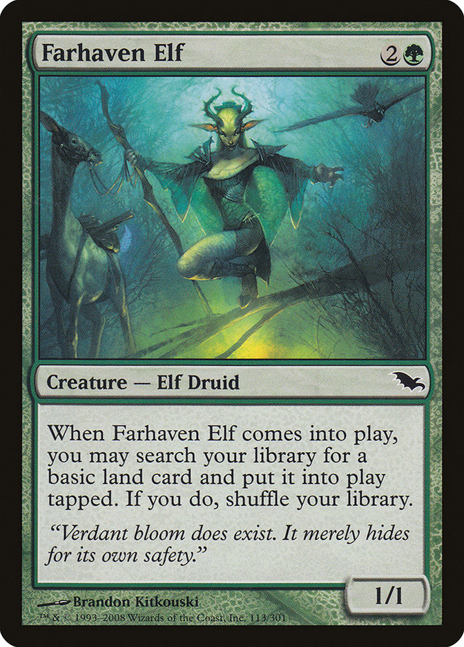 Farhaven Elf [Shadowmoor] | Total Play