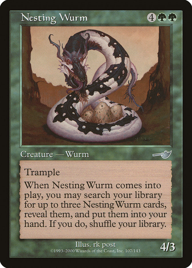Nesting Wurm [Nemesis] | Total Play