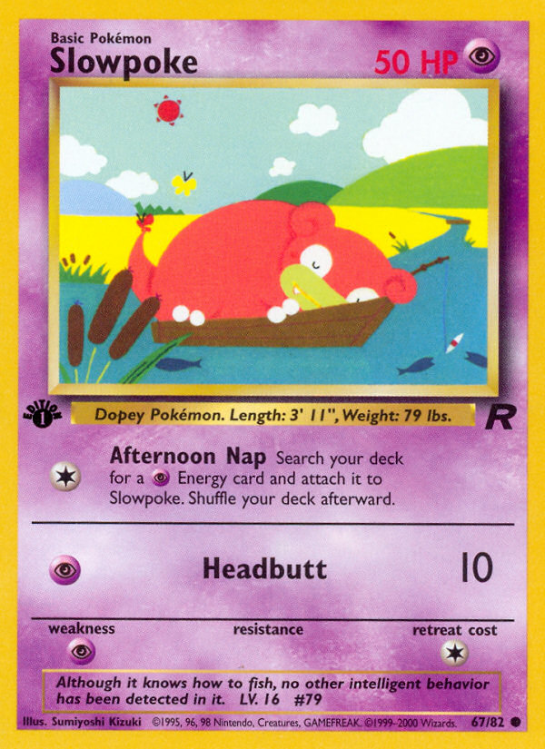 Slowpoke (67/82) [Team Rocket 1st Edition] | Total Play