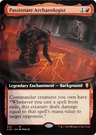 Passionate Archaeologist (Extended Art) [Commander Legends: Battle for Baldur's Gate] | Total Play