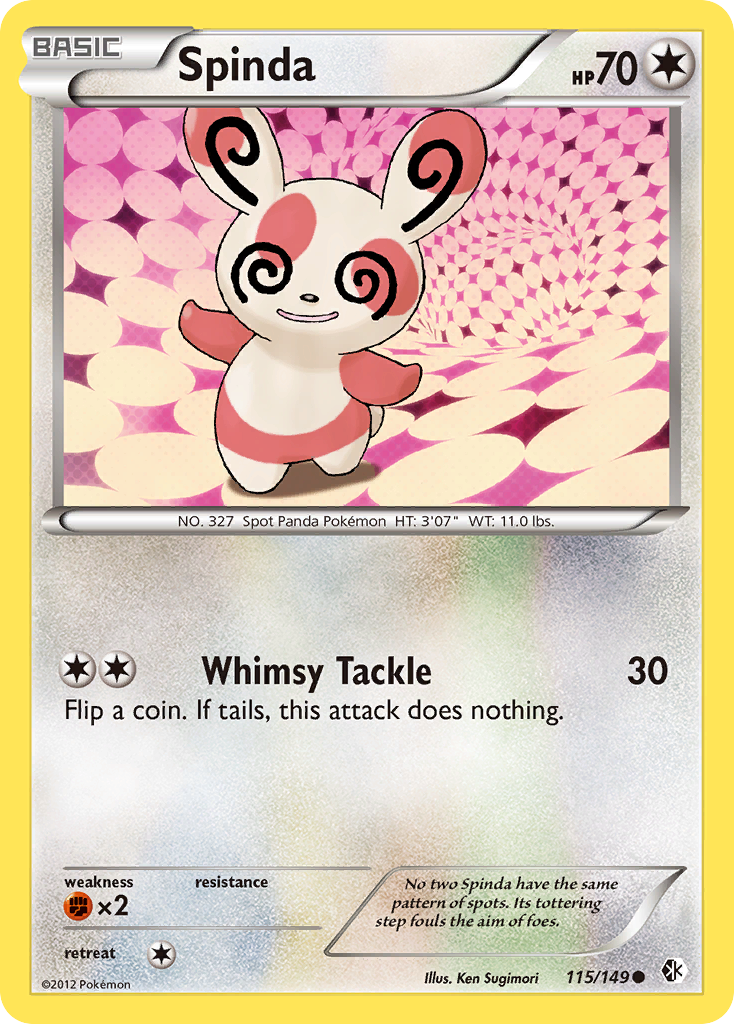 Spinda (115/149) [Black & White: Boundaries Crossed] | Total Play