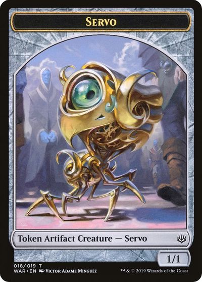 Servo // Wizard Double-Sided Token [Challenger Decks 2020 Tokens] | Total Play