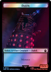 Dalek // Alien Salamander Double-Sided Token (Surge Foil) [Doctor Who Tokens] | Total Play